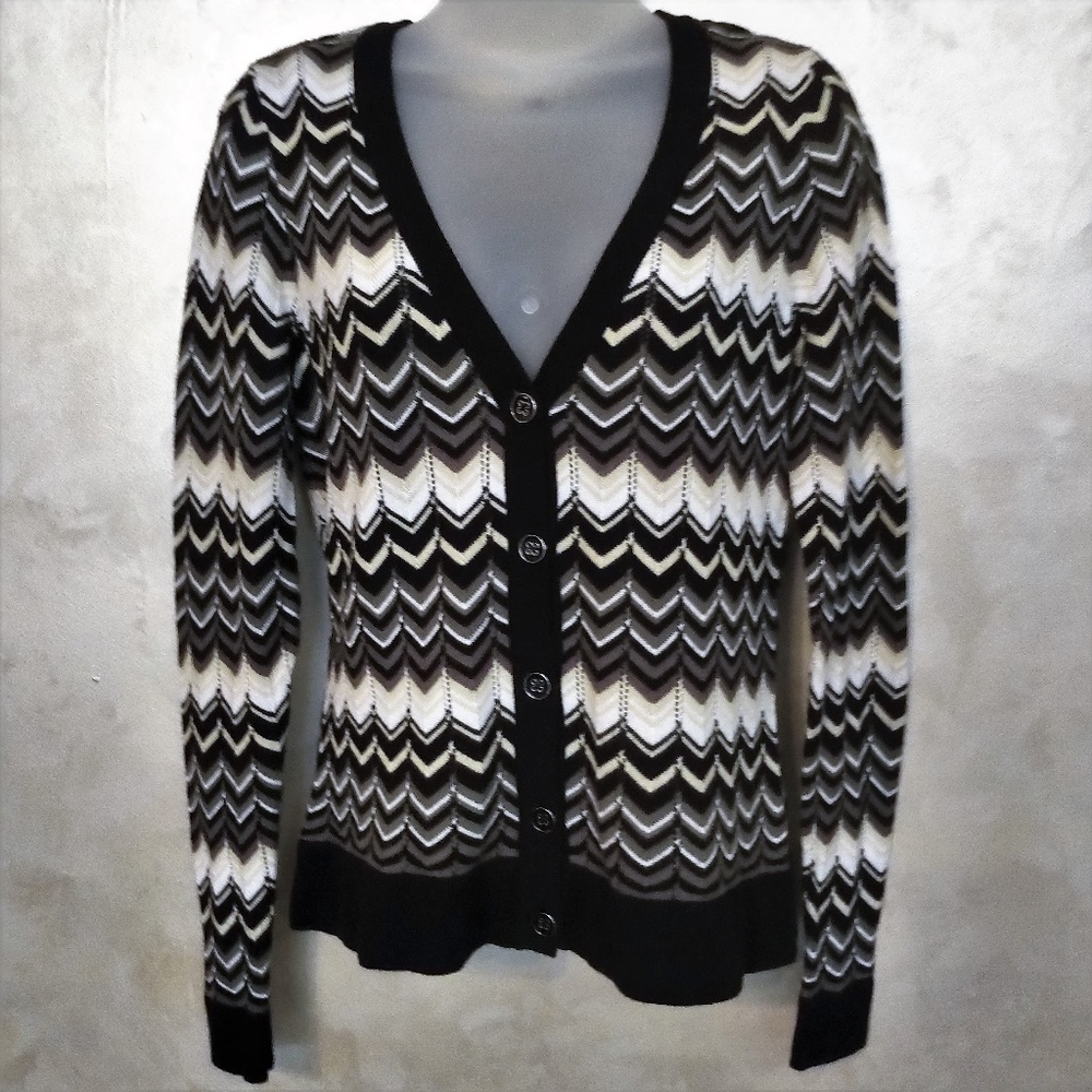 Banana Republic Chevron Cardigan EUC S - Picture 1 of 6